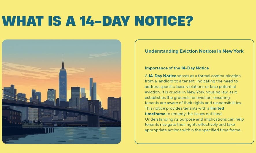 14 Day Notice New York